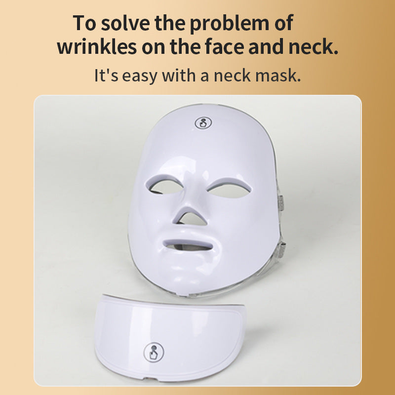 Colorful LED Facial Beauty Mask – Professional Light Therapy Skin Care Device