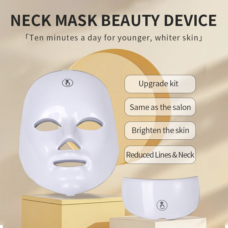 Colorful LED Facial Beauty Mask – Professional Light Therapy Skin Care Device